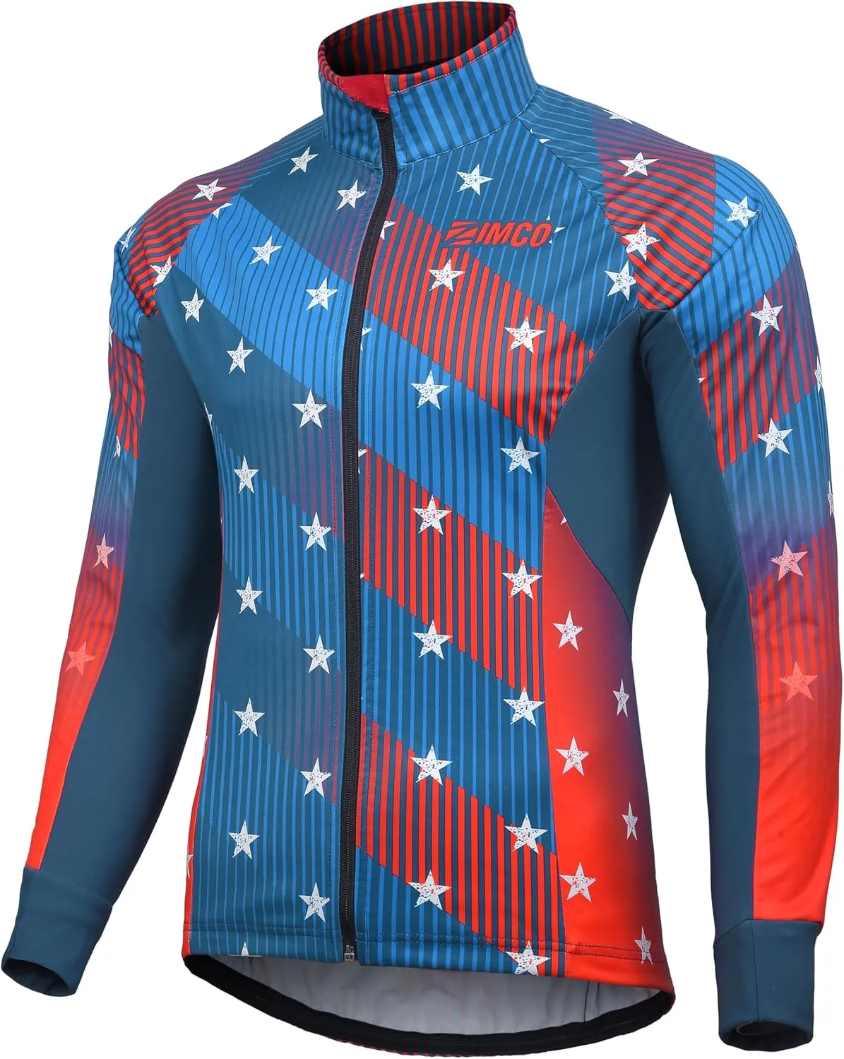 Zimco Pro Men Winter Cycling Jackets High Viz Bicycle Jersey Windproof Thermal Insulated Jacket