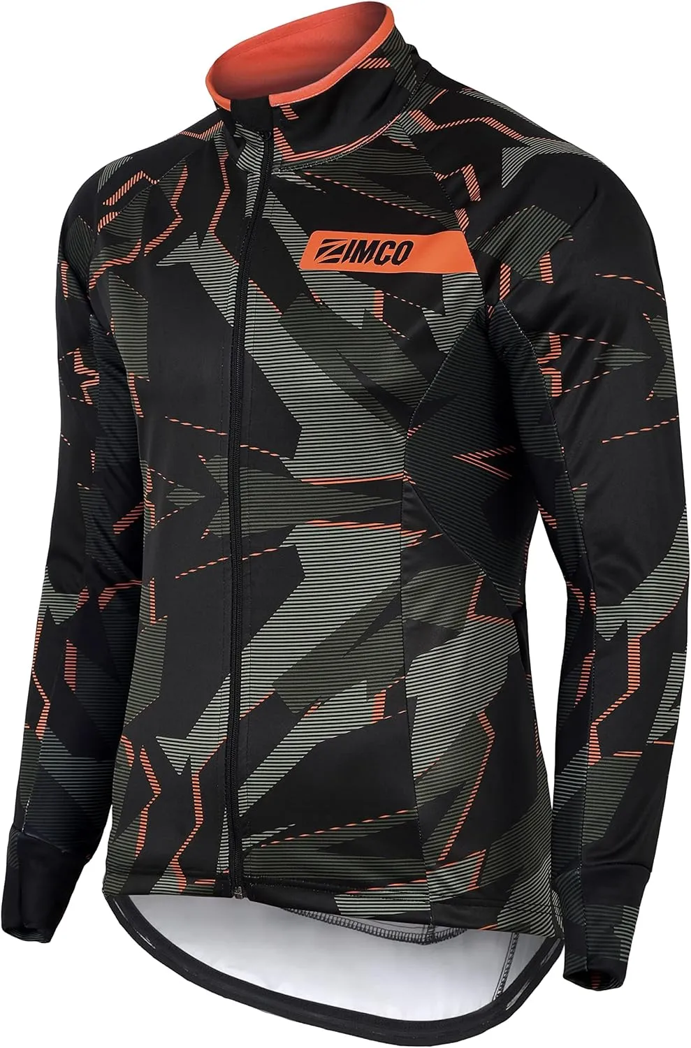 Zimco Pro Men Winter Cycling Jackets High Viz Bicycle Jersey Windproof Thermal Insulated Jacket